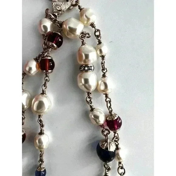 Vintage Chanel Faux pearl and Resin necklace - Picture 7 of 7